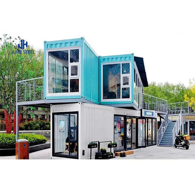 Struktura Stalowa Luxury Container House Przenośne domy 40 Ft Cargo Mobilny nowoczesny luksus