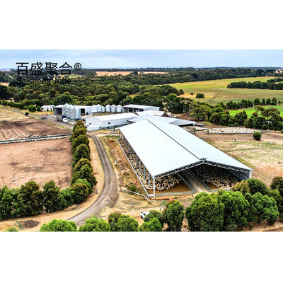 Steel Grade Prefab Livestock Building for Goat/Sheep/Cow/Cattle Cubicles and Pig Farming (Budowiec prefabrykowany z stali dla bydła)