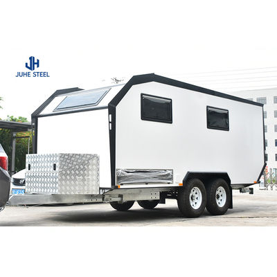 Hotelowy dom kontenerowy Flat Pack Prefab 20ft Mobilna składana konstrukcja stalowa