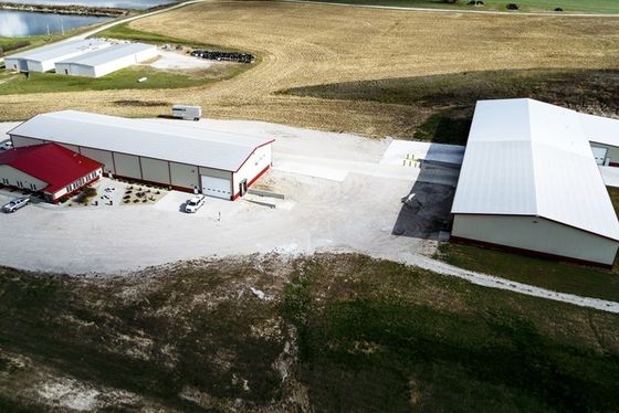 Prefabrykowana konstrukcja stalowa Wysoki warsztat budynek dla konkursu AiSi Standard