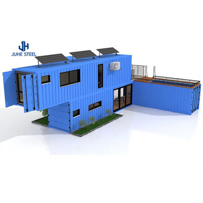 Wysoce ruchoma kawiarnia z kontenerem o wysokości 40 stóp z aluminiowym oknem i hydraulicznym systemem