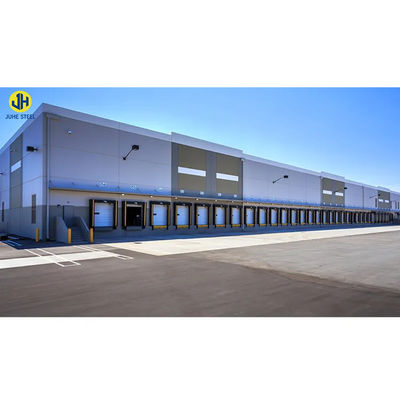 Q235 Q235B Q345 Wysokość izolacji Prefabrykowane metalowe budynki magazynowe/wersja/hangar/sklep