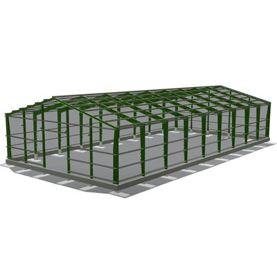 Apex Roof Prefab Metal Garden Shed dla konstrukcji stali niskówęglowej Q235B/Q345B