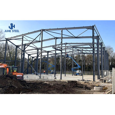 Apex Roof Prefab Metal Garden Shed dla konstrukcji stali niskówęglowej Q235B/Q345B
