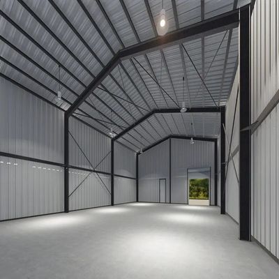 Prefabrykowana konstrukcja stalowa magazynu z lekką ramą stalową i wodoodpornością