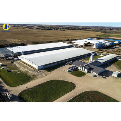 Łatwe w instalacji prefabrykowane konstrukcje stalowe warsztaty magazynowe z CE / ISO9001