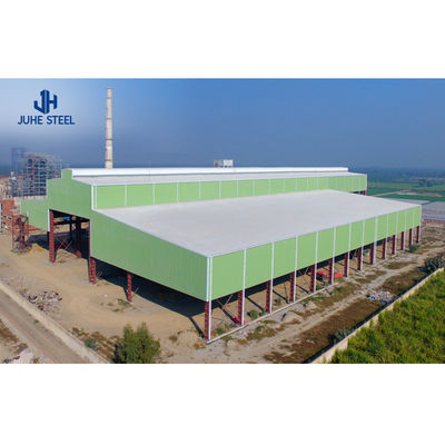 Budowla warsztatowa ze stali lekkiej z solidną belką stalową w kształcie H i oknem ze stopu aluminium