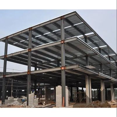 Profesjonalnie wyprodukowana konstrukcja stalowa magazyn szybki montaż nowoczesny projekt prefab