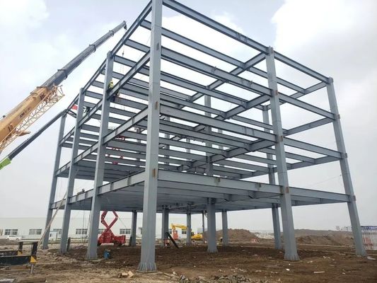 Profesjonalnie wyprodukowana konstrukcja stalowa magazyn szybki montaż nowoczesny projekt prefab