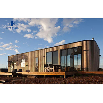 Dom Prefab Container Dom z stałym H-formy stalowej belki i drzwi panelu kanapkowego