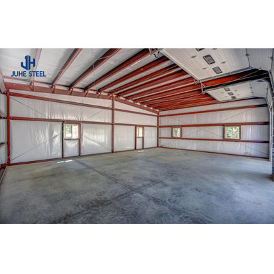 Easy Assemble Prefab Metal Steel Structure Car Garage with Solid H-shape Steel Beam (Jasny montaż prefabrykowanej metalowej struktury stalowej w garażu samochodowym z solidnym ogniwem stalowym w kształcie H)