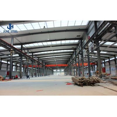 Solid H-form Steel Beam Quick Build Prefab Metal Industrial Building Frame dla hangaru