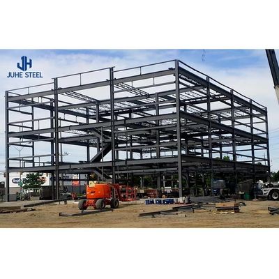 Solid H-form Steel Beam Quick Build Prefab Metal Industrial Building Frame dla hangaru