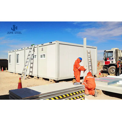 Niedrogie i nowoczesne domy z kontenerami z 50/75mm EPS Sandwich Panel / ściany z wełny skalnej