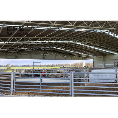Prefabrykowany Hot Dip Galvanised Steel Structure Barn Shed dla Krow i Owiec