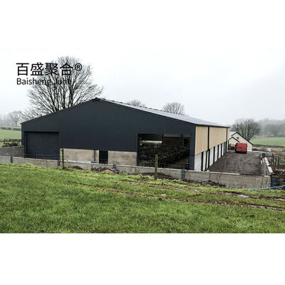 Prefabrykowany Hot Dip Galvanised Steel Structure Barn Shed dla Krow i Owiec