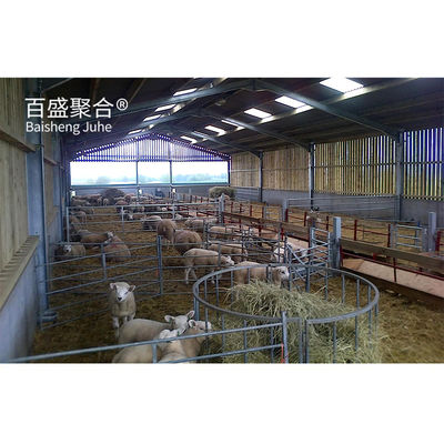 Prefabrykowany Hot Dip Galvanised Steel Structure Barn Shed dla Krow i Owiec