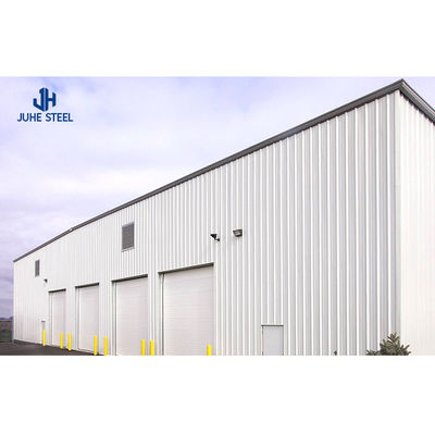 Budowla metalowa magazyn stalowy dla prefabrykowanego magazynu Q235 Q355B