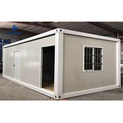 Prefabrykowane domy kontenerowe z podwoziem stalowym 18 mm płyt MGO 15 mm podłogi winylowe