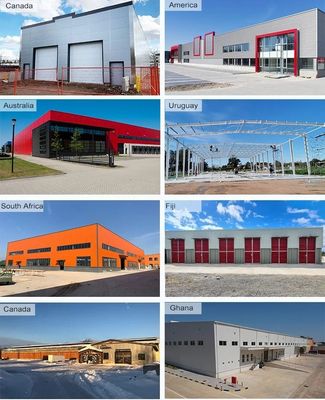 Q235B Fabryka prefabrykowanych konstrukcji metalowo- stalowych Warsztaty do sprzedaży Składnia magazynowa