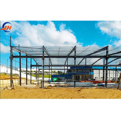 Okienko ze stopu aluminium Konstrukcja stalowa prefabrykowana Q355B Warsztaty magazynowe