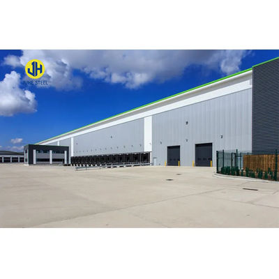 Okienko ze stopu aluminium Konstrukcja stalowa prefabrykowana Q355B Warsztaty magazynowe