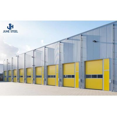 Projektowanie prefabrykowanej struktury stalowej magazyn z oknem ze stopu aluminium i standardem ASTM