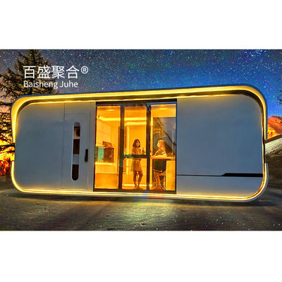 Transport i ładowanie 20ft 40ft Prefab Container Pod Przenośna Kabina Biurowa Przenośny Apple Home