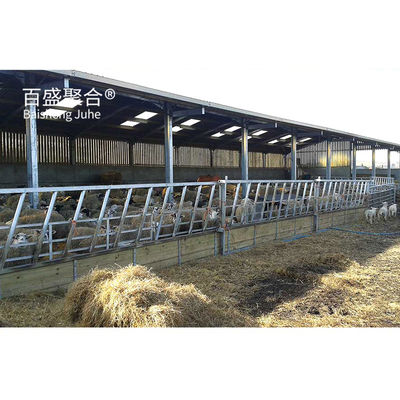 Aluminiowy stop okna prefabrykowane zwierzęce stodoły stalowe dla hodowli owiec i kóz