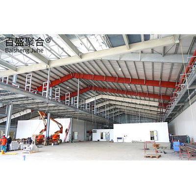 Affordable Prefabricated Steel Structure Warehouse with Light Steel Q345 Q235 Main Frame (Dostępny prefabrykowany stalowy struktury magazyn z lekkim stal Q345 Q235 główny ramy)
