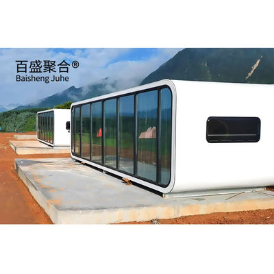 Stalowe domy kontenerowe 20ft 40ft Modularne prefabrykowane małe domy do przenośnego biura Apple