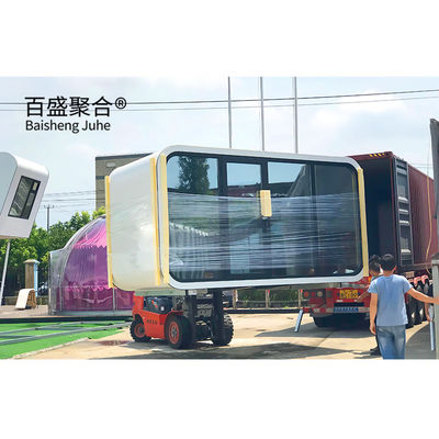 Stalowe domy kontenerowe 20ft 40ft Modularne prefabrykowane małe domy do przenośnego biura Apple