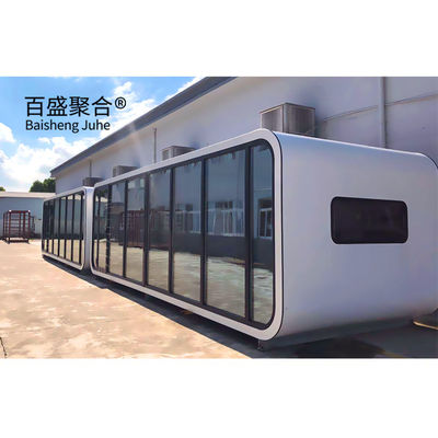 Stalowe domy kontenerowe 20ft 40ft Modularne prefabrykowane małe domy do przenośnego biura Apple