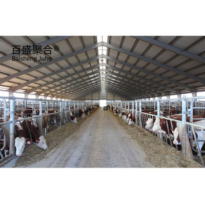 Standardowy budynek prefabrykowany dla bydła ASTM ISO9001 2008/CE/BV Certyfikowany