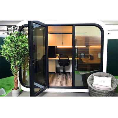 Kiosk Dom Apple 20Ft 40Ft Galwanizowana stalowa ramka zewnętrzna nowoczesna prefabrykowana kabina biurowa Pod