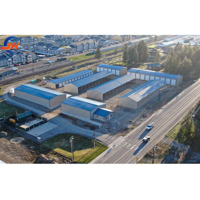 Przenośny budynek prefabrykowany ramy metalowe magazyn zakłady budowlane warsztaty przemysłowe