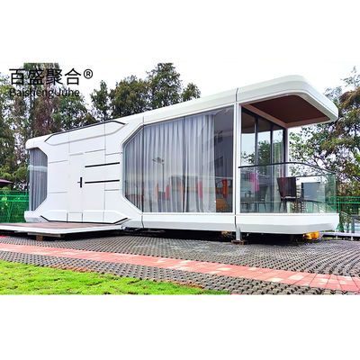 Nowoczesny styl projektowania Niestandardowy kolor Kapsuła kosmiczna Smart Home AI Voice Container House
