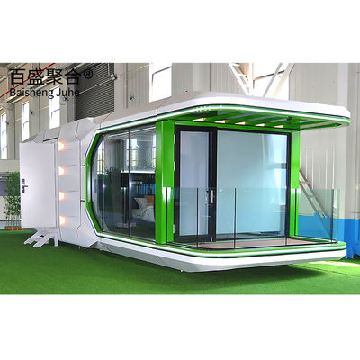 Villa Container Houses Customized Double Glazing Glass Mobile Space Capsule Cabin Hotel Willa Container Houses Customized Double Glazing Glass Mobile Space Capsule Cabin