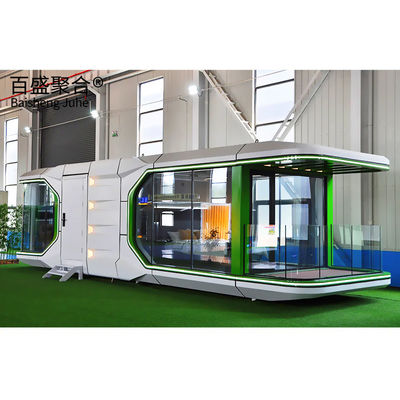 Dekoracja krajobrazu Kapsuła prefabrykowana Apple Cabin Bungalow Bar Pod Biuro z tarasem