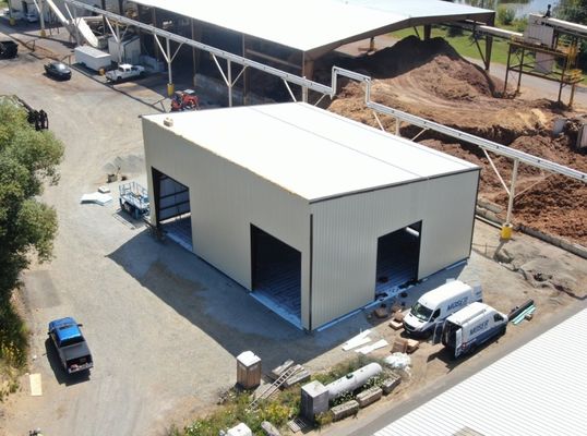 Affordable Steel Frame Warehouse with C.Z. Shape Steel Channel Purlin Main Structure (Wyposażony w C.Z.