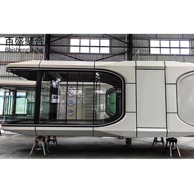 Transport i ładunek Uproszczony 20ft Flat Pack Container House For Space Capsule Living