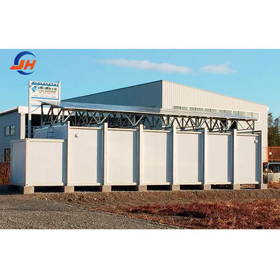 Aluminiowe stopu okna prefabrykowane pre-engineered konstrukcja stalowa warsztat budynek do przetwarzania pasz
