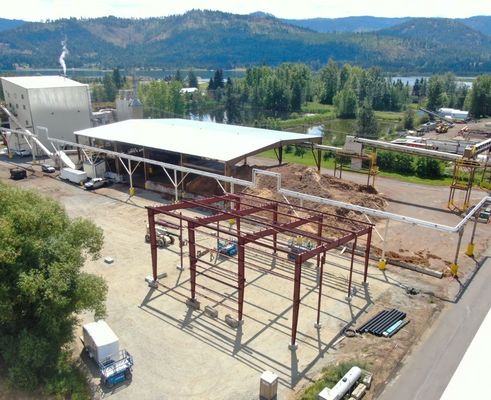 Korumpowane stalowe płyty dachowe prefab Light Steel Frame Workshop for Plant and Office