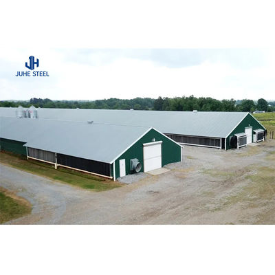 Single Steel Sheet Farm Steel House for Livestock Shelter in Agricultural Metal Buildings (Dom stalowy dla zwierząt w budynkach rolnych)