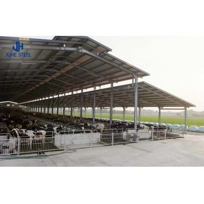 Q235B Wyposażenie metalowe prefabrykowane z ciężkiej stali konstrukcyjnej dla owiec, kóz, bydła i krów