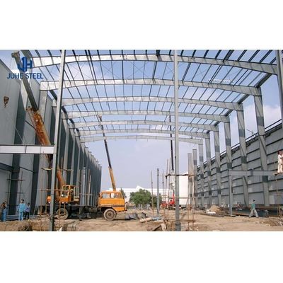 Łatwa stal Q355 Q235 Ramka Prefab Structure Hangar dla magazynu Warsztaty Dom