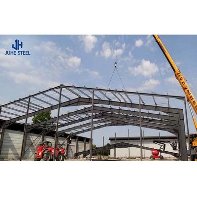 Łatwa stal Q355 Q235 Ramka Prefab Structure Hangar dla magazynu Warsztaty Dom