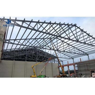 Łatwa stal Q355 Q235 Ramka Prefab Structure Hangar dla magazynu Warsztaty Dom