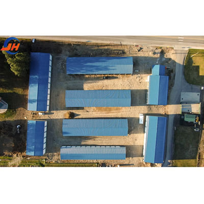 Q355 Q235B Prefabrykowane budynki warsztatowe Budownictwo metalowe Garaże warsztaty