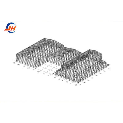 Q235 Q355B Stalowe Metalowe ramy konstrukcyjne Prefabrykowane materiały budowlane do warsztatów